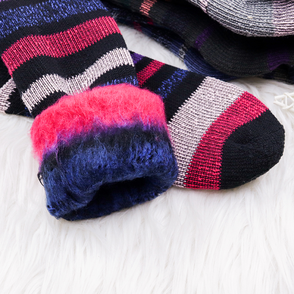 fleece winter terry socks