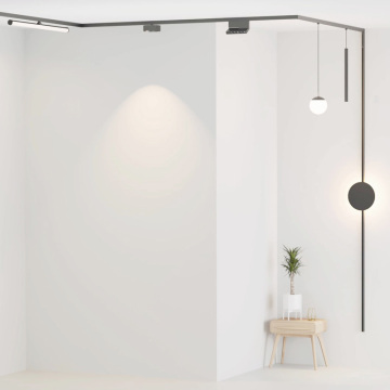 Ultra Narrow Modern Magnetic Track LED Spotlight for Living Room Downlight
