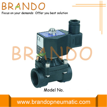 1/2 3/4 Inch ABS Plastic Solenoid Valve 24V