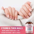 Premium Quality Hair Growth Skin Healthy Biotin Gummies