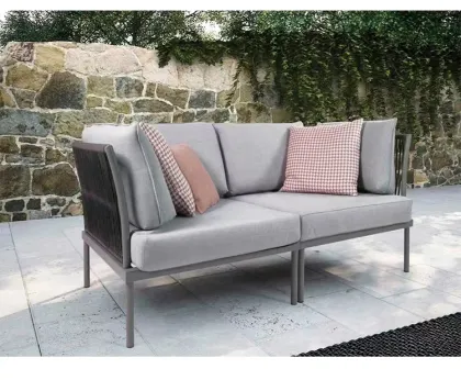 Rattan Wicker Garden Sofa and Casual Chair Table Set