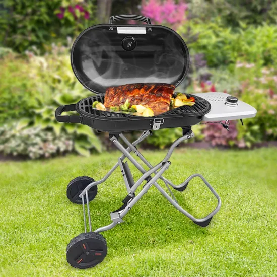 Trolley Camping Bbq Grills Table Small Outdoor Charcoal Smoker Homemade Portable Folding wheel Barbecue gas grill cart