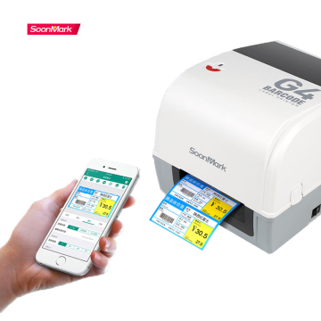 4x6 bluetooth thermal shipping label barcode printer