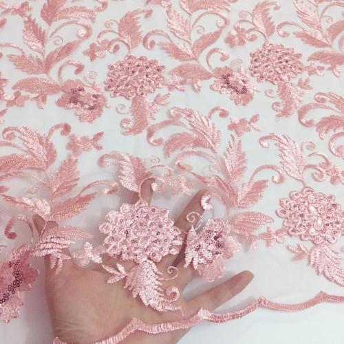 High quality 2 in 1 lace Sequin Embroidery