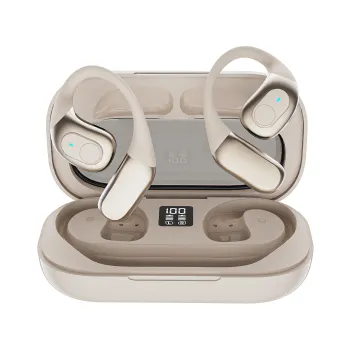 ROCXF J13 Wireless Bluetooth Earbuds with LED Display and Earhooks