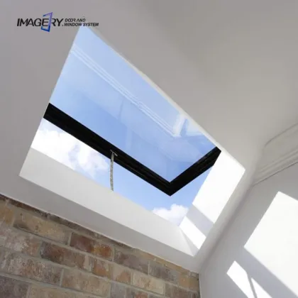 Customized Lowes Skylight Roof Window Soundproof Electric Windows with Aluminum Alloy Frame