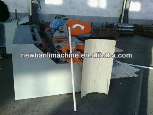 NC Spindleless Peeling lathe with clipper knife inside