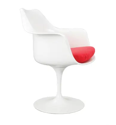 plastic dining tulip armrest chair replica