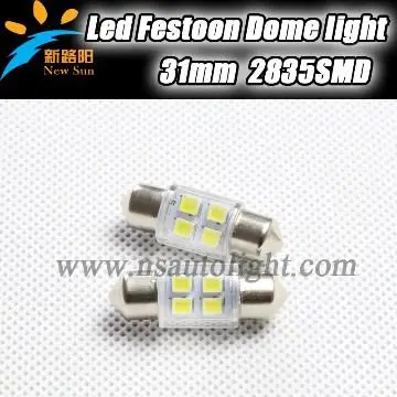 Canbus 31mm auto led dome light, festoon led light 12V
