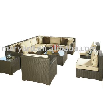 Perfect sectional sofa group, with small tables