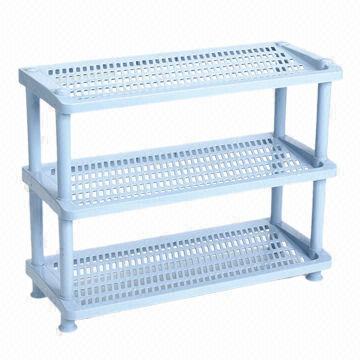 Plastic Shoes Racks, 3 Tiers