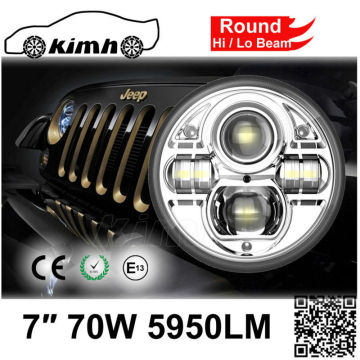Head Light Bulb Auto Parts Tractor 7 inch Led Headlight