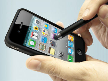 High - Sensitive Soft Silicon Tip 2 In 1 Capacitive Touch Screen Stylus For Smart Phone