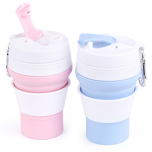 collapsible reusable foldable silicone reusable coffee cup cheap wholesale