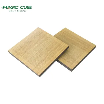 soundproof mdf perforated acoustic wood panel