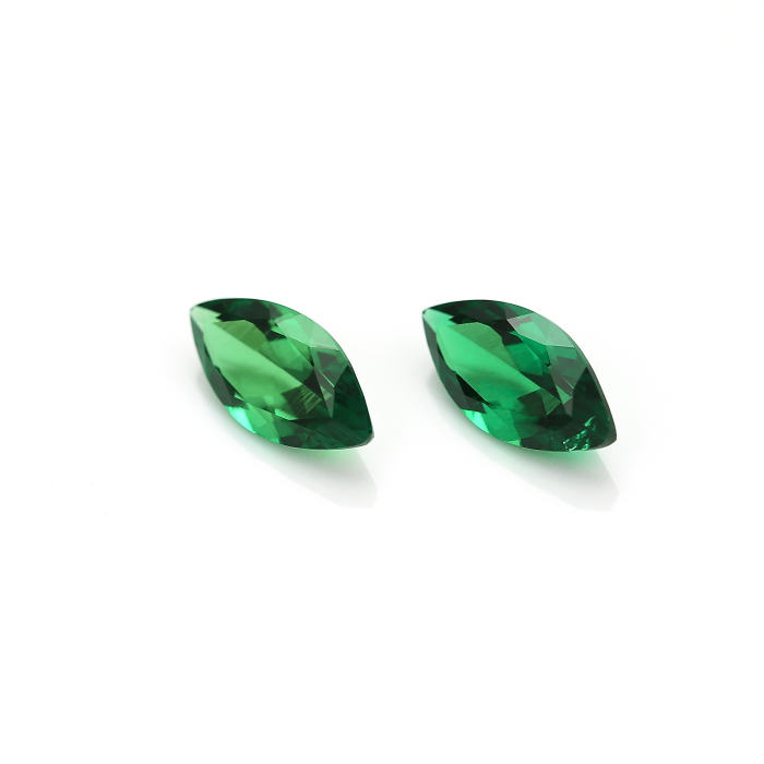 Zambian Lab Grown Emerald Marquise 5x10mm