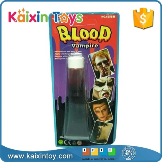 halloween face paint vampire fake blood