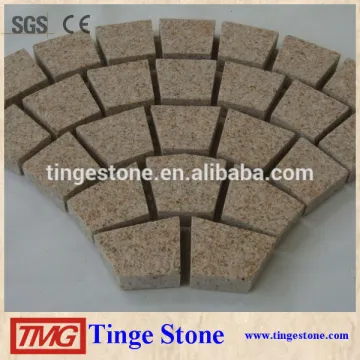 Flamed granite cobble stone on sale