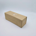 Brown Kraft Paper Single Bottle Folding Wine Box