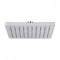 Large square thermostatic top rain head shower
