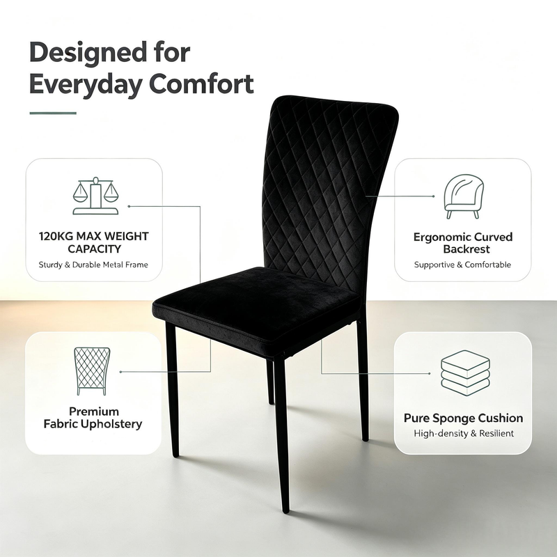 BR-24A10 BLK dining chair2