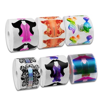 Self Adhesive Nail Forms Roll - 100 to 500 Pcs for Gel and Acrylic Nails