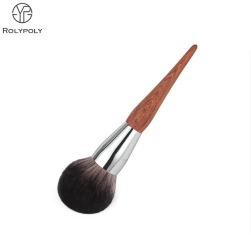 Wood Round Professional Powder Makeup Brush