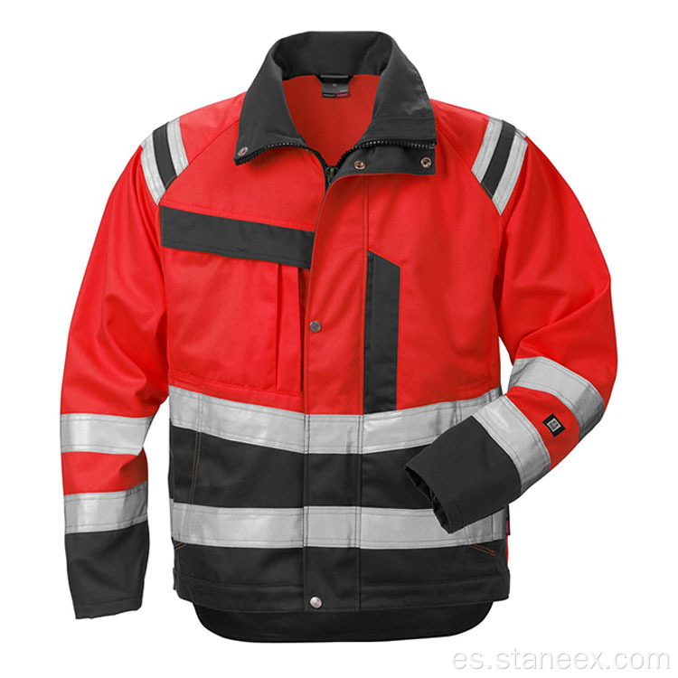 Trabajo impermeable de invierno térmico chaquetas de seguridad reflectantes