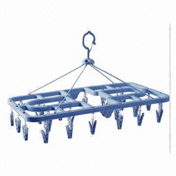 Plastic Folding Clothes Horse with 26 Pegs, Different Sizes are Available