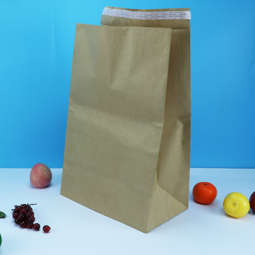 Gusseted Kraft Paper အထည်ချုပ်အိတ်များ