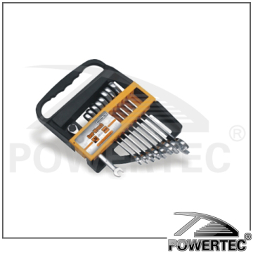 POWERTEC 9pcs Adjustable Spanner Set