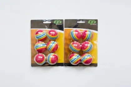 Soft Rainbow EVA Golf Practice Balls Play Ball