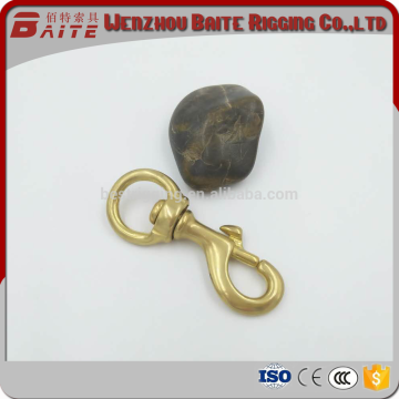 Baite hardware rigging solid brass bolt snaps For Handbag carabiner manufacturer swivel round eye Snap Hooks
