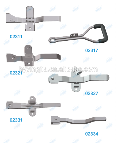 Container trailer door handle lock trailer door handle lock