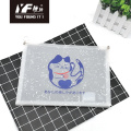 Clear File Holder Cat style PP zipper file holder Supplier