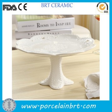 European style wedding birthday cake & fruit snack Porcelain Cake Stand
