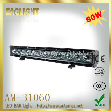 2016 Single Row 60W 20.3 Inch C REE chip LED light bar for offroad ATV