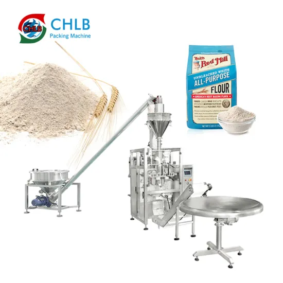 High Speed Vertical Powder Packaging Machine for 100g to 1kg: Flour, Milk Powder, Coffee