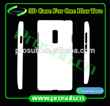 3d sublimation diy blank cell phone case cover skin for SFP- one plus two