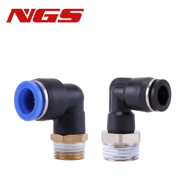 12mm Pneumatic Hose Quick Elbow Connector with BSPT Threads