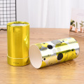 Gold Paper Custom Full Color Print Luxury Cylinder