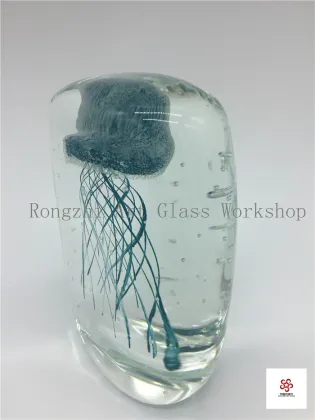 Beautiful Octopus Glass Paperweight