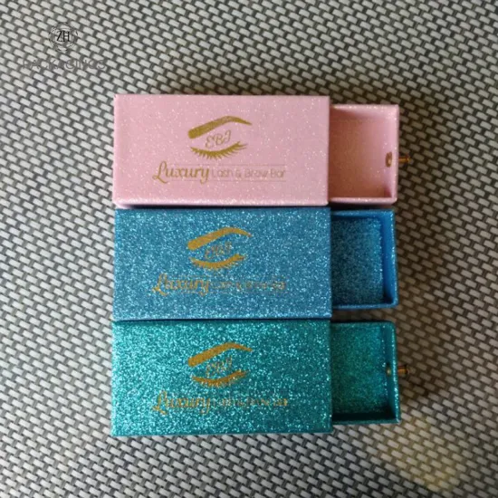 Custom logo eyelash packaging box