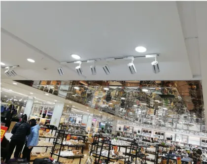 4 wires LED thicken aluminum track rail track light systems