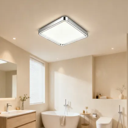 Ceiling light with eye protection