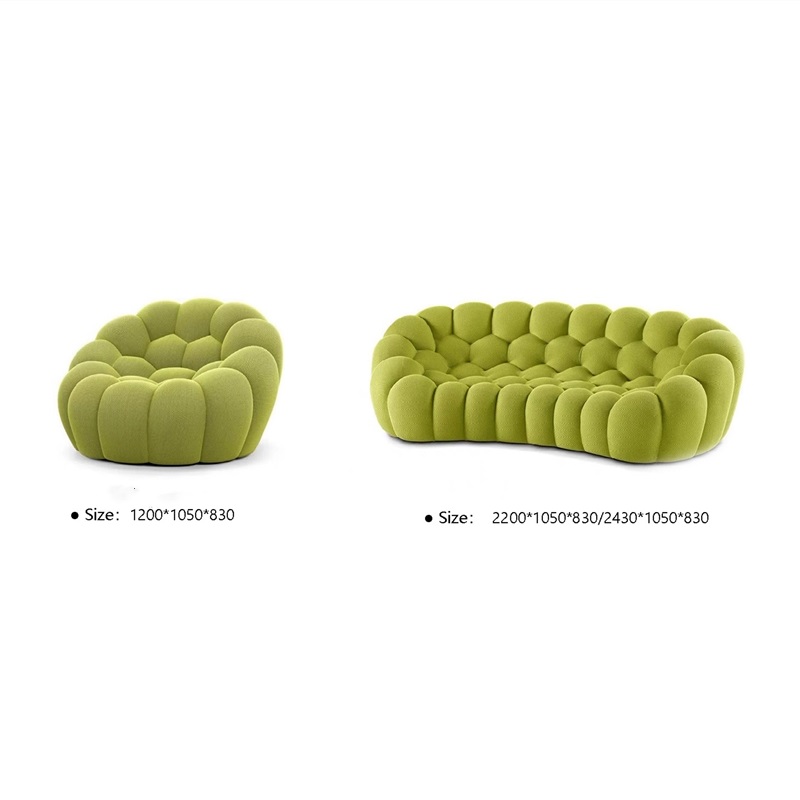 French Modern Pumpkin Sofa