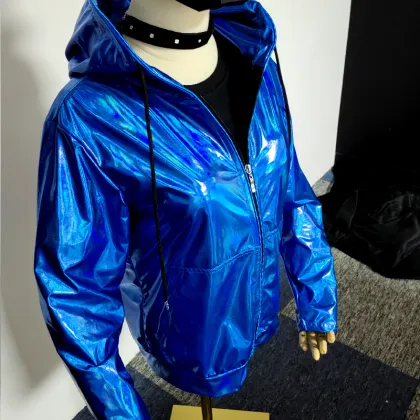 Glow in the Dark Rave Party Jacket - El Wire Jacket
