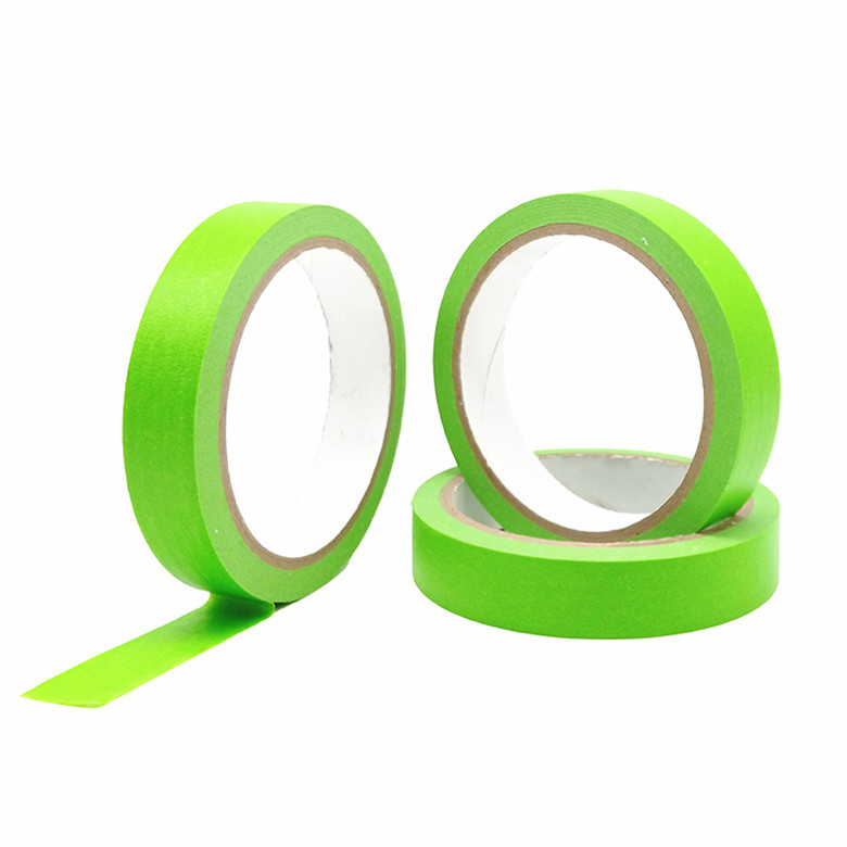 Sunplus green automotive masking tape