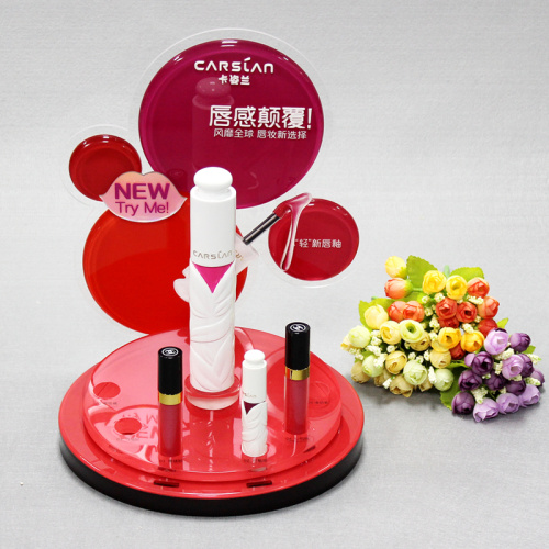 Acrylic Makeup Lipstick Counter Nail Polish Display Stand