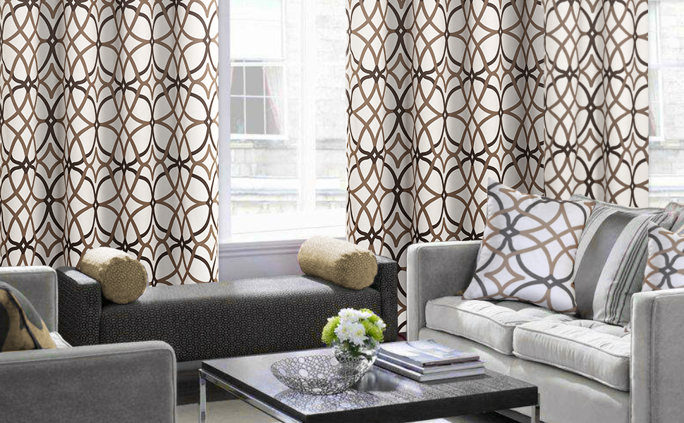 Indoor Printed Window Curtains